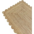 thumbnail image 3 of Weaving Village Scalloped Natural Jute Area Rug, 3 of 5