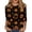 Black #141, variant on Halloween Shirts for Women Plus Size Funny 3/4 Sleeve Pullover Horror Pumpkin Printed Tops Spooky Round Neck T Shirts Holiday Three Quarter Length Blouses, XL