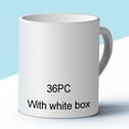 thumbnail image 2 of Tazas de cerámica blanca para sublimación MYSUB de 11 oz, paquete de 36, 2 of 7