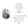 thumbnail image 2 of Uxcell 14x22x24mm Sleeve Bearings Sintered Iron Self-Lubricating Bushing 6 Pack, 2 of 5