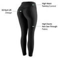thumbnail image 2 of Women's Leggings Butt Lift High Waist Push Up Yoga Pants Anti-Cellulite TikTok, 2 of 2