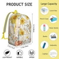 thumbnail image 5 of Sunflower Print School Bookbag for College Students, Large Capacity Flowers Design Backpack with Laptop Sleeve, Durable Campus Backpack for Everyday Commuting Work Travel, Unisex Gift, 5 of 5