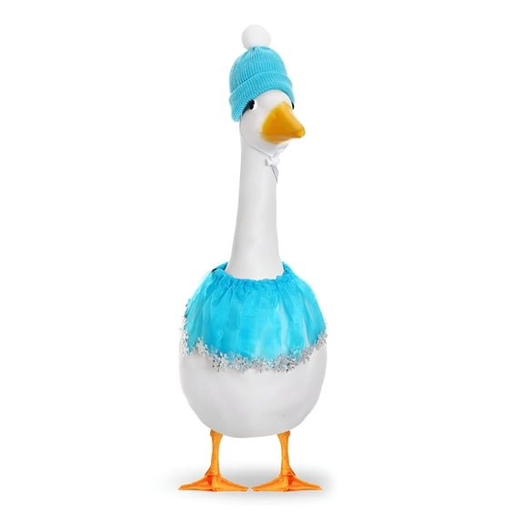XIBUFE 2026 New Seasonal Holiday Goose Outfits,Halloween Christmas Thanksgiving Winter All Seasons Lawn Porch Goose Clothes Costume for Cement Statue Garden Patio Outdoor Decoration Goose Clothes