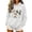 White, variant on Hurxie Halloween Hoodie Women Long Sleeve Sweatshirt Ghost Graphic Hoodie Pumpkin Sweatshirt Cute Spooky Tops Fall Holiday Outfit, Halloween Party Wear