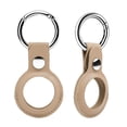 thumbnail image 1 of Key Chain Ring Cover Snap Closure Protective Leather Case for AirTag, 1 of 7
