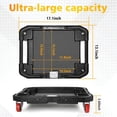 thumbnail image 3 of Tool Creeper Rolling Tray With 4 Swivel Casters Caddy Tray For Automotive, Mechanics, DIY Enthusiasts, and Garages, 3 of 4
