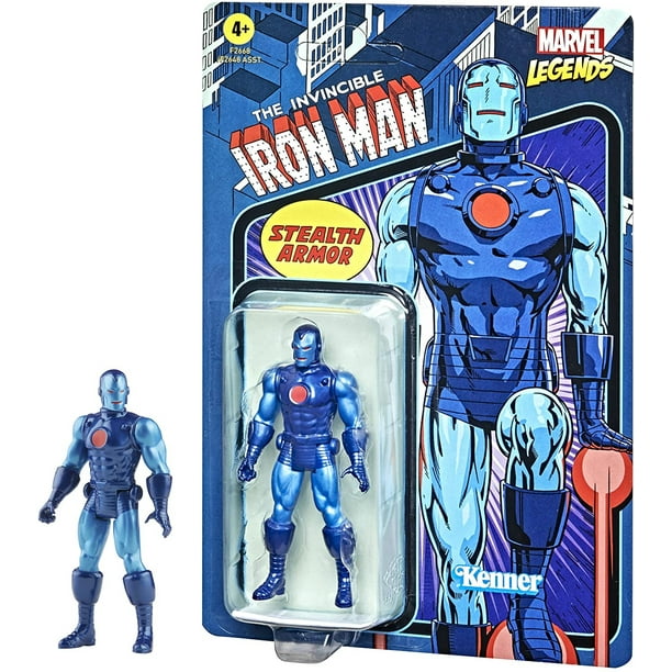 Marvel Hasbro Legends Series de 3.75 pulgadas Retro 375 Collection STEALTH Traje Iron Man Acción F Marvel Marvel