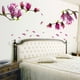 thumbnail image 1 of Etiqueta de la pared, 4 piezas Hermosa flor Etiqueta de la pared extraíble Etiqueta de la pared de la flor Solución innovadora, 1 of 8