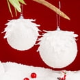 thumbnail image 6 of Dopebox Xmas Decorative Hanging Ornaments Shatterproof Plastic Balls for Xmas Decoration DIY Christmas Balls Craft Ornaments Flocked Ornaments for Christmas Tree, Home Decor Supplies (A), 6 of 9