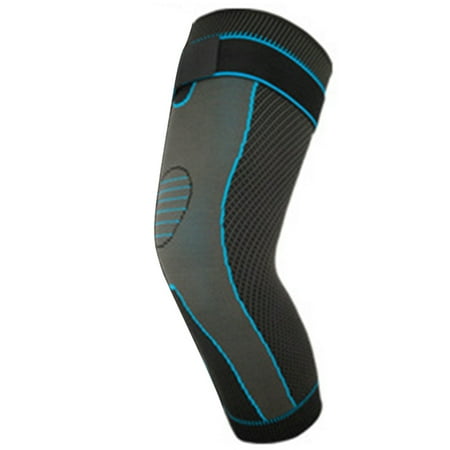 

Warm Lengthened Elastic Knee Pads Support Knee Sleeve Compression Brace For Work Out Gym Hiking Blue M 1PCS