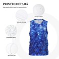 thumbnail image 3 of Naloa Blurred Star Snow Christmas Basketball Jersey Reversible Men's Mesh Athletic Sports Shirts Training Practice S-4XLLarge, 3 of 6