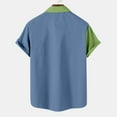 thumbnail image 6 of LYXSSBYX Shirt for Men Short Sleeve Button Down Men Casual Non-positioning Printing Buttons Beach Turndown Short Sleeve Shirt Blouse, 6 of 6