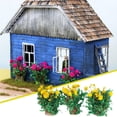 thumbnail image 3 of Milaget 3x Miniature Flower DIY Model Building Scenery Artificial Flower Moonflower, 3 of 8