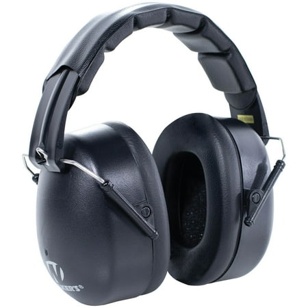 Walker's Game Ear EXT Range Shooting Folding Muff, 34 NRR, Black, One Size (GWP-EXFM3)