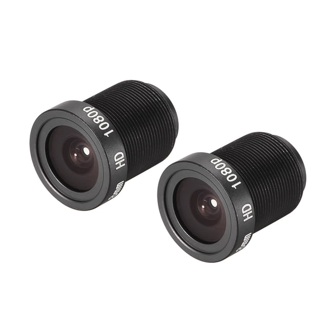 2Pcs Camera Lens 2.8mm Focal Length 1080P F2.0 1/3 Inch Wide Angle for CCD Camera