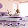 thumbnail image 6 of Twin Size Mattress, Sersper 10 Inch Memory Foam and Pocket Spring Hybrid Mattress in a Box, Pillow Top with Breathable Soft Knitted Fabric Cover, Medium Firm, 6 of 7
