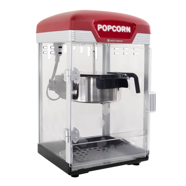 Sala de cine Popcorn Popper West Bend Stir Crazy, 4 litros, color rojo