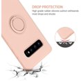 thumbnail image 3 of Galaxy S10 Case, DUEDUE Liquid Silicone Soft Gel Rubber Slim Cover with Ring Kickstand |Car Mount Function,Shock, 3 of 5