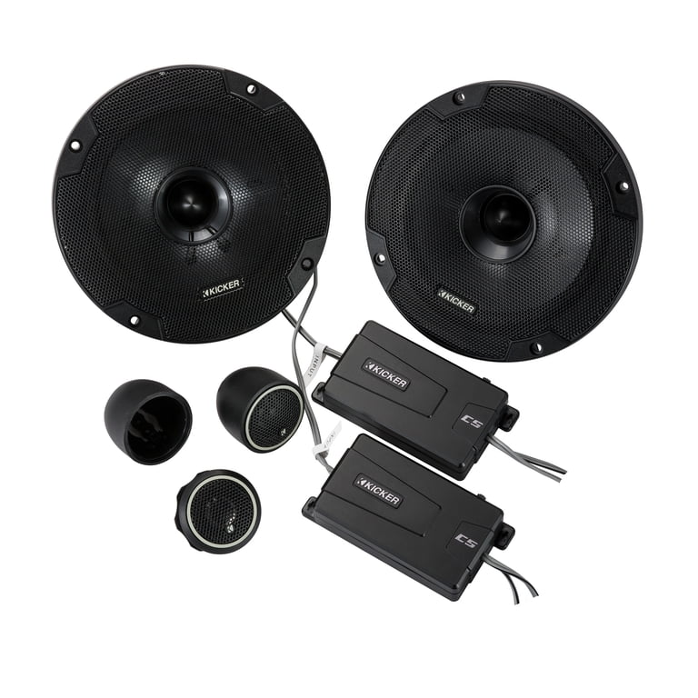 6個セット KICKER 11DS6.2 クロスオーバーツイーター16.5 cm Kicker 46CSS654 CS-Series CSS65 6.5-Inch (160mm) Component System