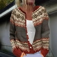 thumbnail image 2 of iHPH7 Fair Isle Sweater Women Button Up Cardigans for Women Fall Sweaters for Women Travel Sweater Cardigan Sweaters for Women Floral Cardigan for Women Knits Clothing Dark Gray 3XL, 2 of 4