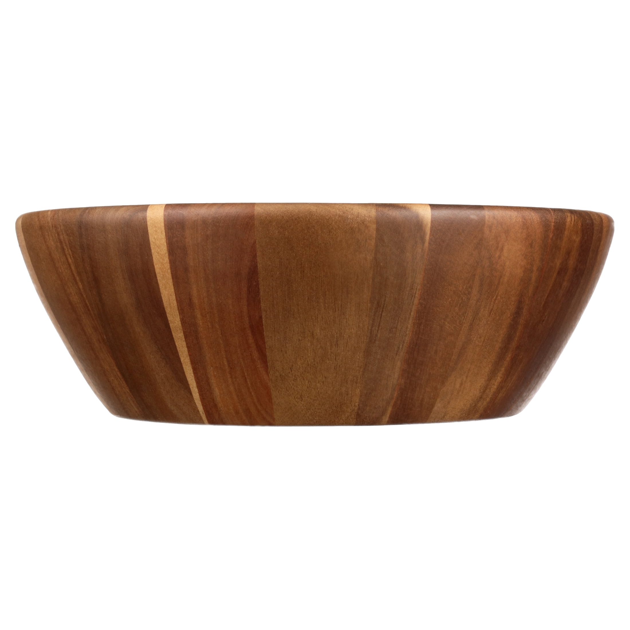 Better Homes & Gardens Large Angled Acacia Serving Bowl