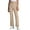 A16 Khaki, variant on TrendOFT Black Girls Uniform Pants Kids Slim Straight Leg Flat Front Dress Pants Pull-on High Waist School Uniform Pant with Pockets 5-6 Years