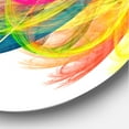 thumbnail image 2 of DesignArt Colorful Thick Strokes Large Wall Clock, 2 of 3