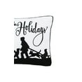 thumbnail image 3 of Home For Holidays Tufted Christmas Throw Pillow, 14" x 22", 3 of 4