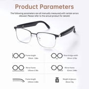 AI Smart Glasses for Men & Women – Powered by ChatGPT, 164+ Languages Translation and Photochromic Lens, Meeting Assistant, Bluetooth Glasses w/ Music & Hands-Free Calling, Physically-Changing Lenses