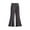 Dark Gray, variant on Ashirexll Girls High Waist Yoga Pants Solid Color Flared Leg Fitting Leggings for Kids 3-15 Years Fall Winter Pants