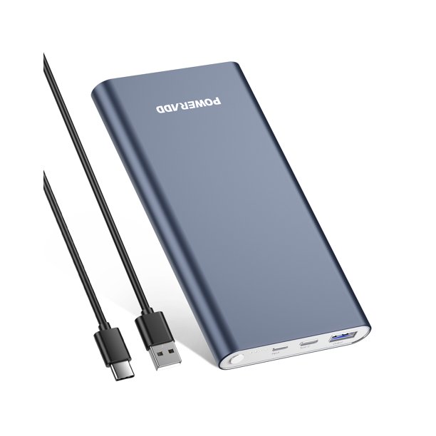 Poweradd 12000mAh Power Bank Dual USB Ports External Battery Portable