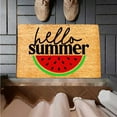thumbnail image 2 of Summer Door Mat Indoor Doormats Door Matts Outdoors Summer Funny Doormat Watermelon Carpet Welcome Living Room Parties Mats Outside Door Mats for Home Entry Floor Warehouse Clearance 16x24IN, 2 of 5