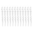 thumbnail image 3 of 12 Uds colgantes de de Navidad tira en espiral transparente adornos DIY accesorios decorativos longitud 13cm para fiesta de Navidad resistente, 3 of 8