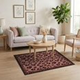 thumbnail image 3 of ODIKA Print Spotted Bordered Frame Zebra Decoration Pink Leopard Cheetah Playful Non-Slip Chair-Friendly for Home Office, Gaming Room, Under Desk, 3 of 7