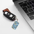 thumbnail image 7 of Uemuo Pirate Marine Animals Pattern Rectangular Metal Keychain - Durable, Stylish, and Personalized Key Ring for Men and Women,Engraved Keychain,Gift Slim Sturdy Keychain, 7 of 7
