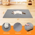 thumbnail image 2 of Tapete para arena de gato Anywish 120 x 84 cm, doble capa impermeable, 2 of 9