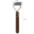 thumbnail image 2 of Brosse de Toilettage pour Chien en Acier Inoxydable Peigne de Démaquillage pour Animaux Brosse de Perte de Poils, 2 of 10