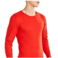 thumbnail image 3 of Xuniizn Thermal Underwear for Men, Fleece Lined Long Crewneck Winter Warm Base Layer Shirts, Soft Cozy Winter Sleepwear, L-4XL, 3 of 5