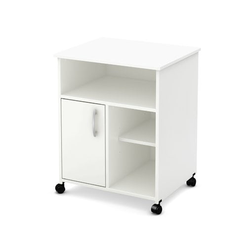 Rangement à imprimante pour Tous, fini Blanc solide, collection Axess de Meubles South Shore