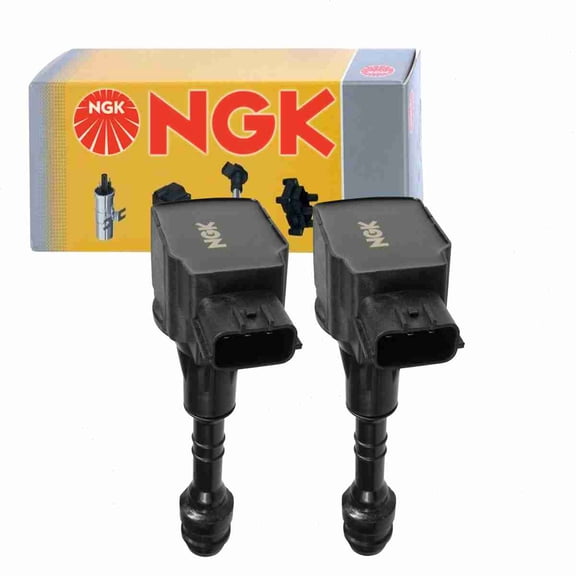 2 pc NGK 48969 Ignition Coils for 1415173H 178-8335 22448-7S015 673-4021 921-2095 E1010 GN10243 IC590 IGC0004 UF-510 UF510 Spark Plug Wire Boot