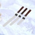 thumbnail image 4 of CIMAXIC Multi Color 3PCS Stainless Steel Spatula Set for Cake Decorating with 6 8 10 inch Sizes,14.57"X1.3"X0.47", 4 of 4