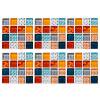thumbnail image 1 of 6 uds azulejos impermeables de cocina pegatinas de pared de mosaico decoración adhesiva (MSC040) Likrtyny Para estrenar, 1 of 6