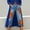 Orange plus size capri pants with pockets a1, variant on Women Plus Size High Waisted Straight Leg Capri Pants with Pockets Floral Print Streetwear Jeans Casual Elastic Summer Denim Cropped Trousers Fashion Beachwear, Black M
