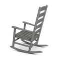 thumbnail image 2 of POLYWOOD Shaker Porch Rocking Chair in White, 2 of 2