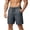 Grey, variant on Mens Shorts Casual Breathable Training Shorts Daily Casual Wear Lightweight Athletic Shorts With Wicking Comfort Flexible Fit Shorts Men