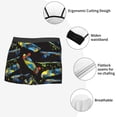 thumbnail image 3 of Pofeuu Colorful Skateboard Print Men’s Boxer Briefs, Moisture-Wicking Underwear, Regular,Trunk-Large, 3 of 5