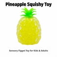 thumbnail image 2 of Pineapple Squishy Toy with Textured Surface, Yellow and Green, for Kids 3 and Up and Adults, Sensory Squeeze Toy, 2 of 3