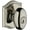Lifetime Polished Nickel, variant on Baldwin En.Ell.Tar Ellipse Single Cylinder Keyed Entry Door Knob - Brass