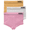 gumball pink; white; goldie, variant on Hanes Originals Women's Seamless Rib Boyfit Underwear, 3-Pack
