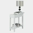 thumbnail image 2 of Convenience Concepts American Heritage Flip Top End Table with Charging Station and Shelf, White, 2 of 5